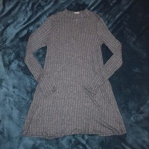 High Neck Fit and Flare Dress